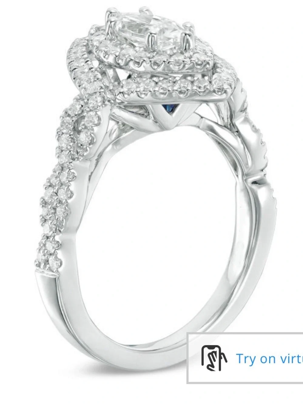 Vera Wang Love Collection Marquise Engagement Ring
